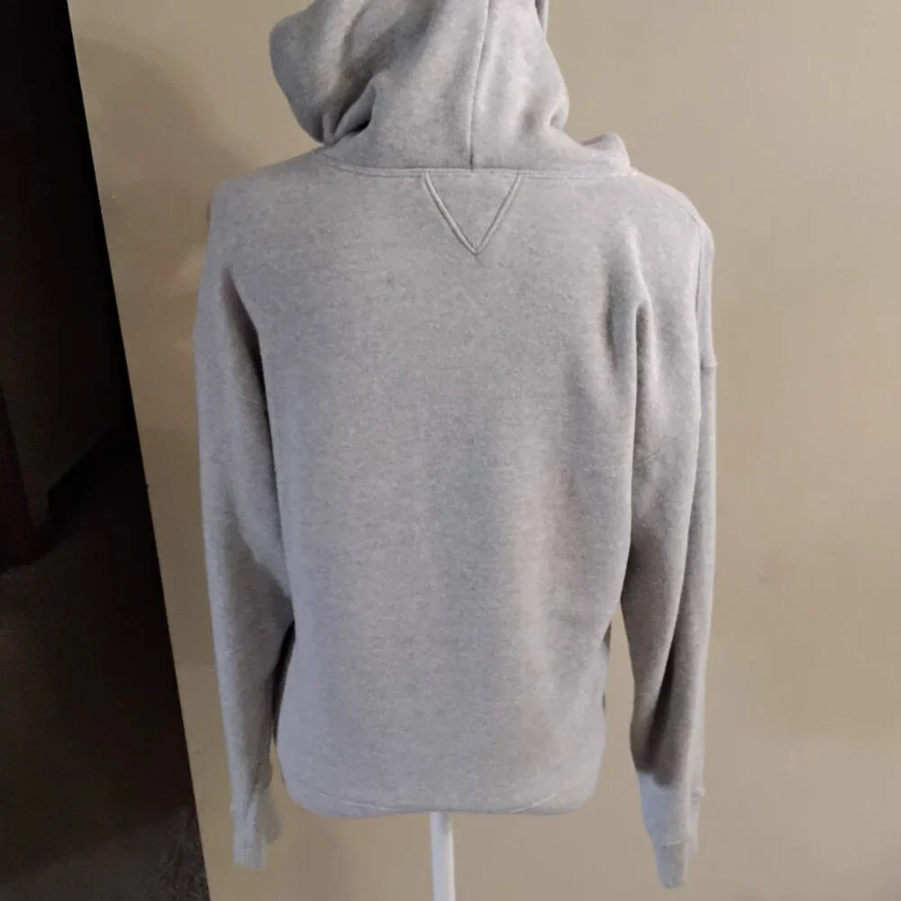 Champion Heather Gray Hoodie with Logo Size S - Picture 4 of 5